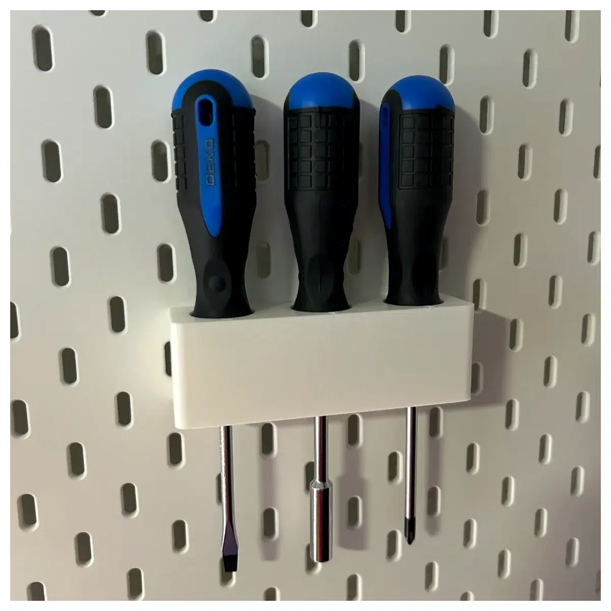Three in One Screwdriver Holder Organizer Tool Storage Repair Accessories Parts