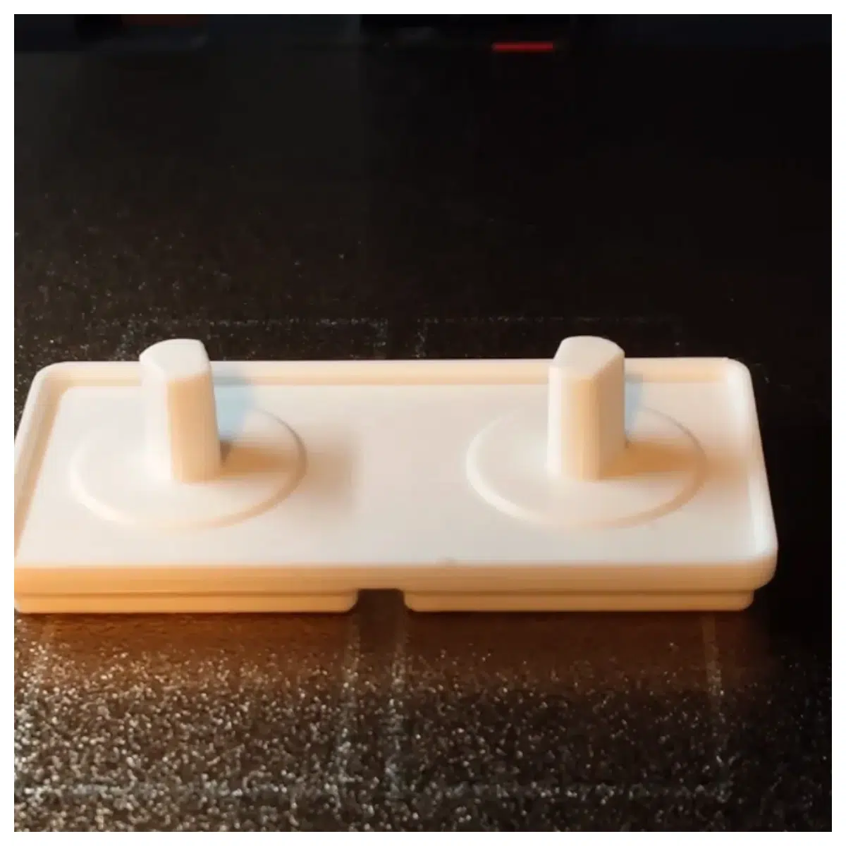 Gridfinity Double Hole Toothbrush Holder Tooth Cup Organizer Toothbrush Storage Bathroom Shelf Dental Care Accessories