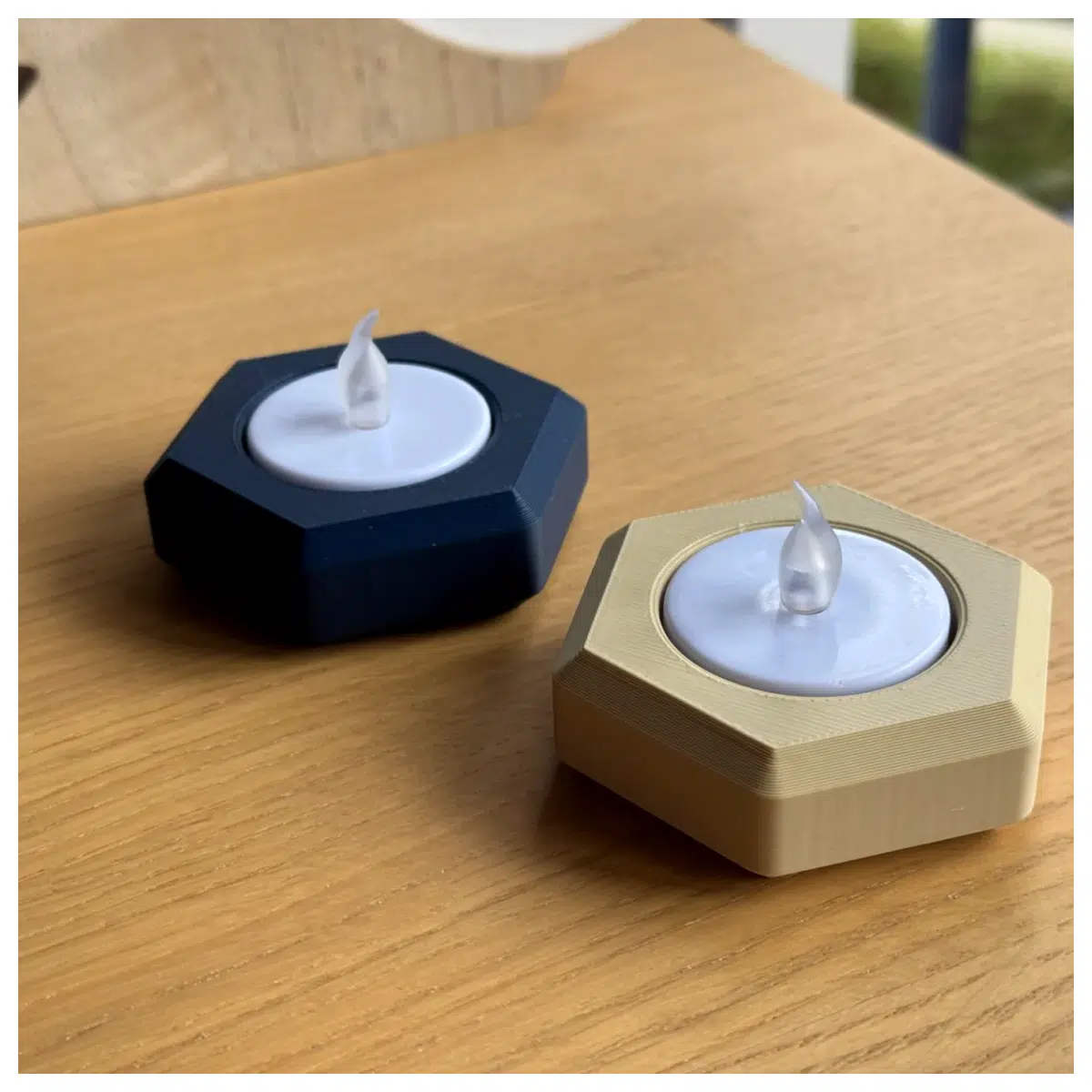 Hexagonal Candlestick Support Decoration Display Creative Modern Minimalist Home Decor