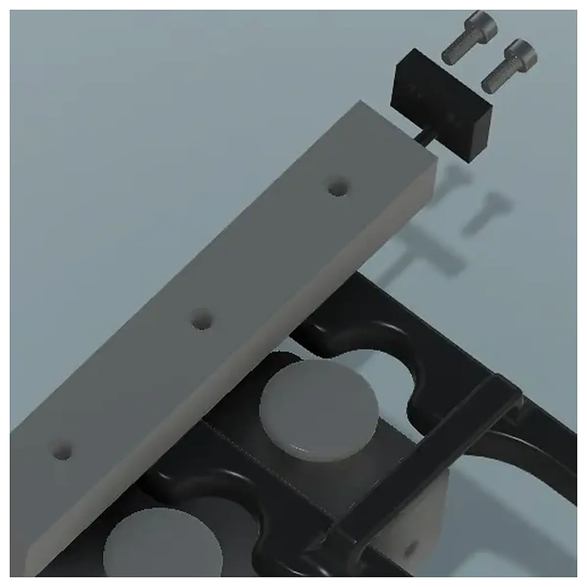Automatic Latch Lock Small Space Compact Lock Hardware Parts Installation Repair Fastening Device