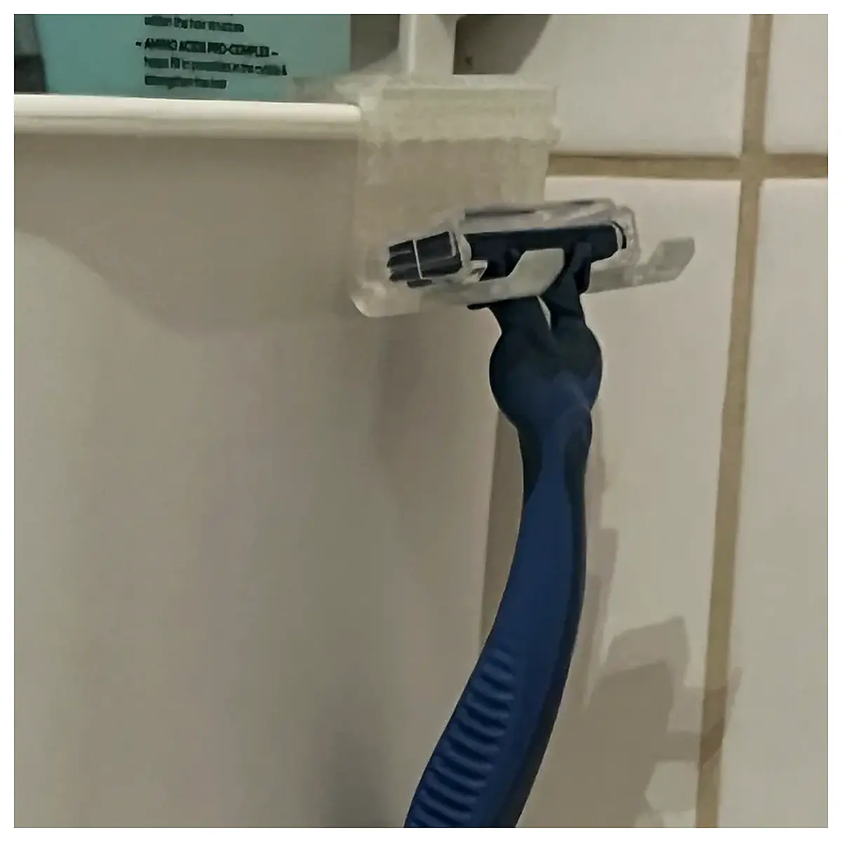 Shaving Holder Organizer Storage Tool Bathroom Shelf Multi Function Wall Mounted Rack