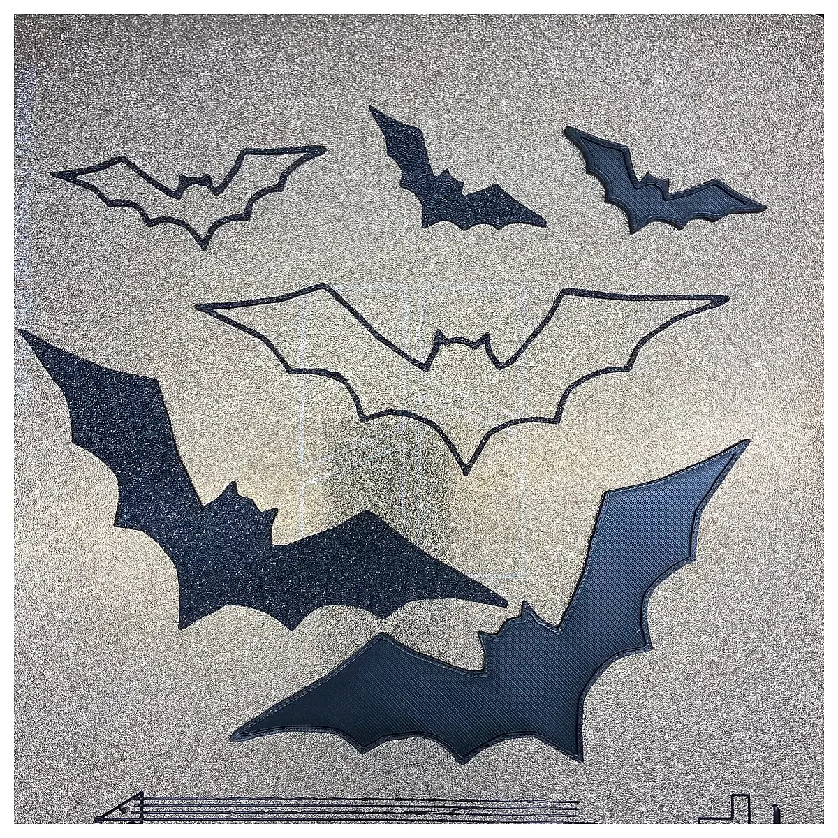 Bat Wall Decor Wall Panels Creative Home Decor Wall Paper Decorative Art Wall Finishes