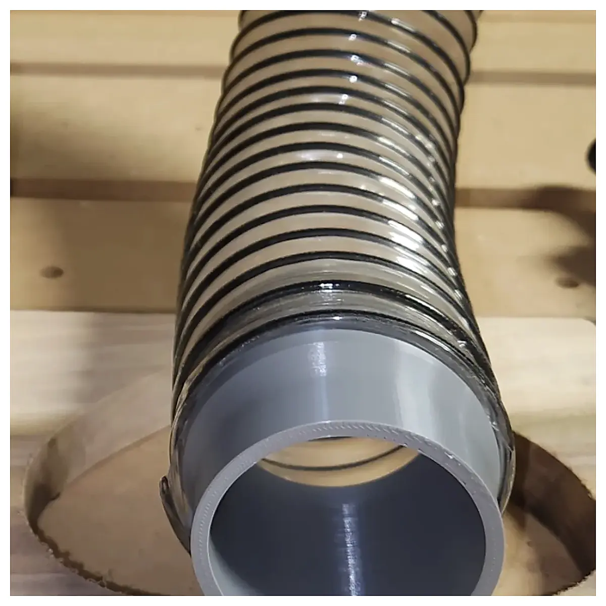 Vacuum Adapter 25 Inch Cyclone to 2 Inch Industrial Vacuum Cleaner Parts Collection Converter Universal Attachment