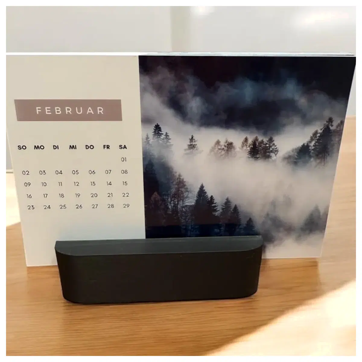 Desktop Calendar Stand Desk Calendar Base Support Holder Stand Desk Calendar Accessories