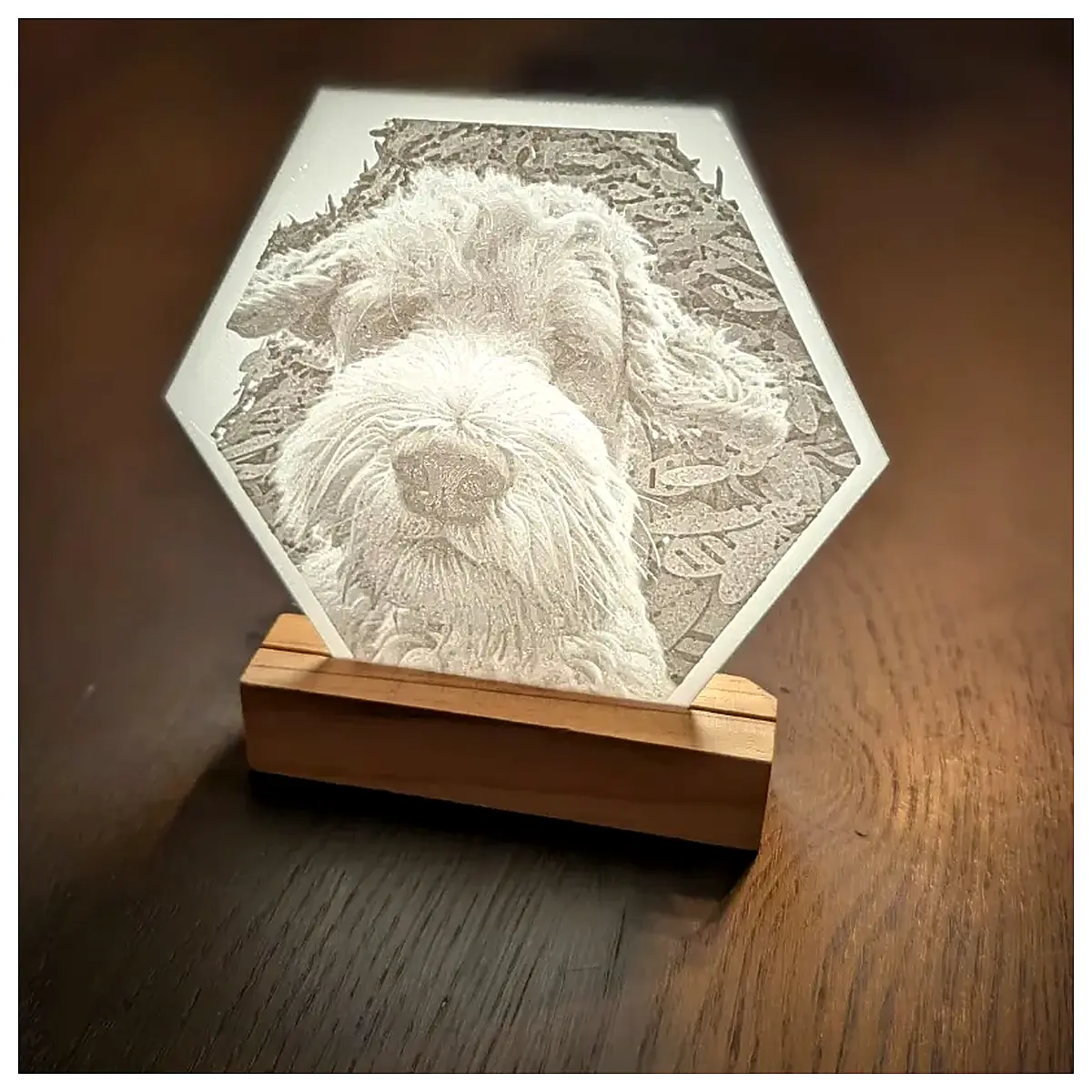 Lithophane Stand Photography Base 3D Printing Base Creative Handmade Photo Stand Support
