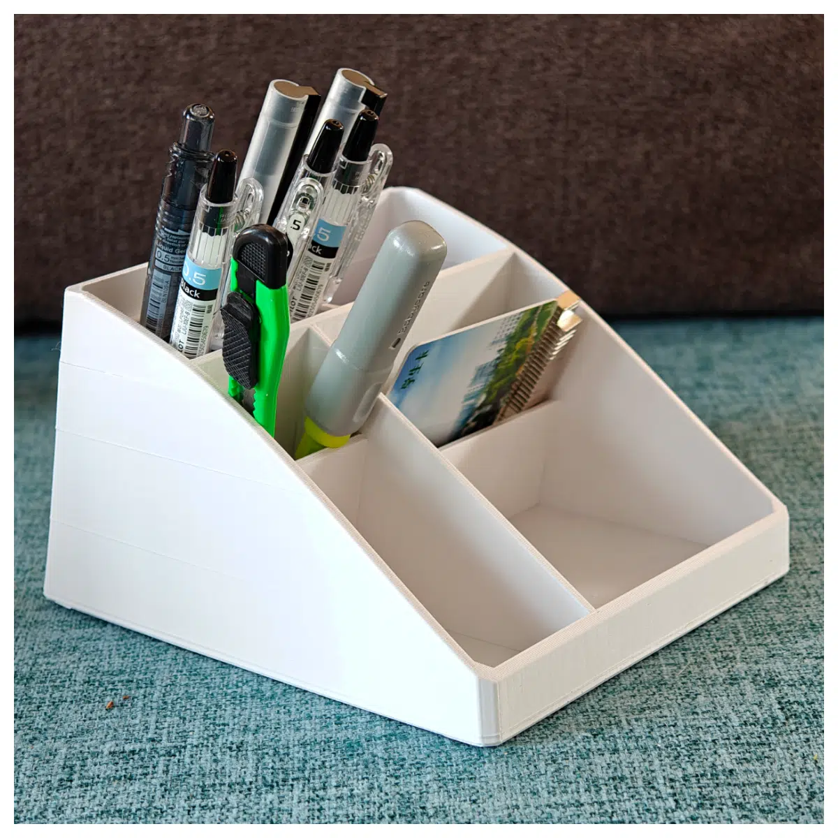 Nordic Desktop Storage Boxes Organize Desk Storage Box Home Office Organizer Shelf Containers Multi Compartment Storage