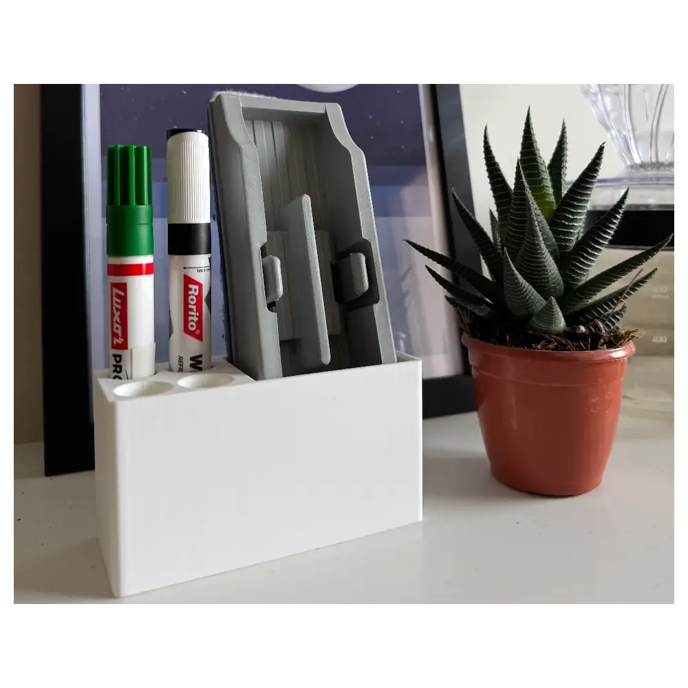 Whiteboard Pen Holder Eraser Organizer Magnetic Pencil Case Drawing Accessories Teaching Tools Spare Parts