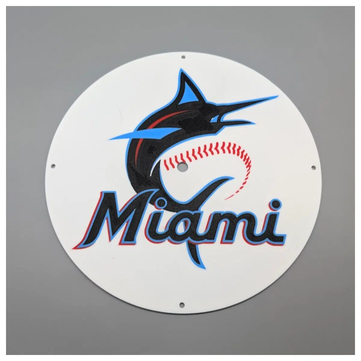 Miami Marlins Donut Baseball Theme Donuts American Donuts Sports Memorabilia Team Merchandise Miami