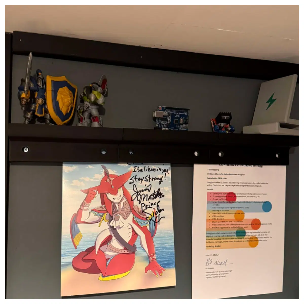 Poster Rack Hanging Wall Display Shelf Indoor Art Wall Hanging Display Box