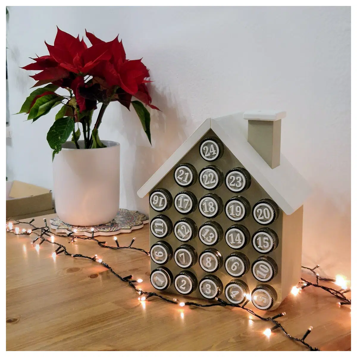 Countdown Calendar 0 04L Bottle Festive Timer Holiday Decoration Gift Planning