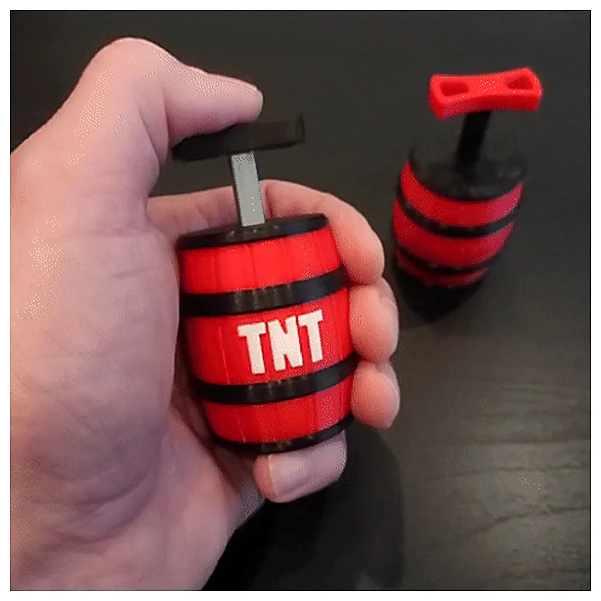 TNT Bucket Push Toy Stress Relief Toy Burst Toy Release Pressure Fun Toy Explosive Toy