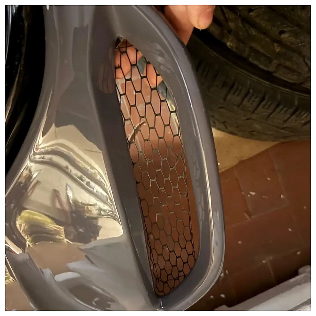 Honeycomb Grille Universal Honeycomb Mesh Filter Structure Frame Car Parts Repair