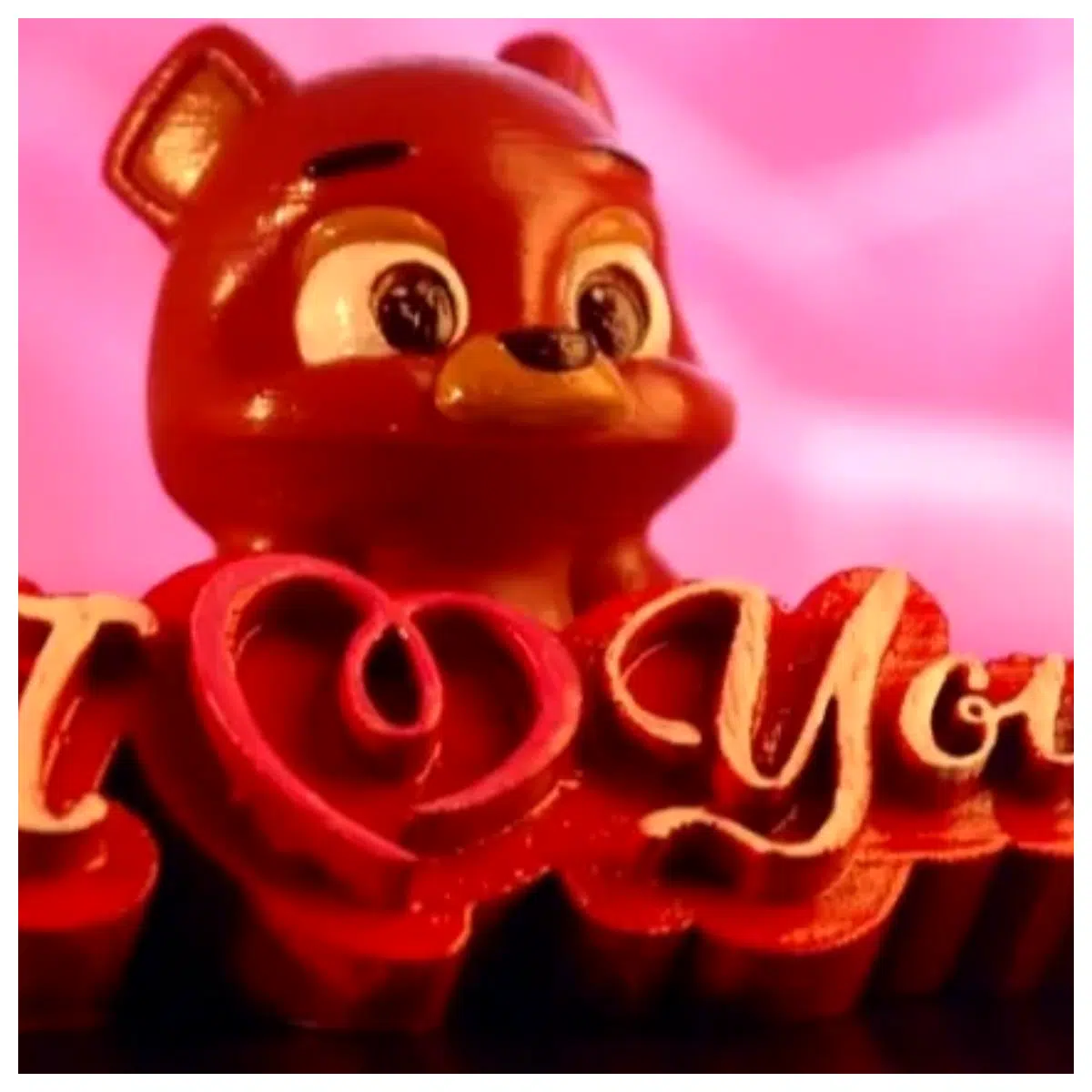 Valentine s Day Decor Cute Bear I Love You Decoration Gift Party Supplies Romantic