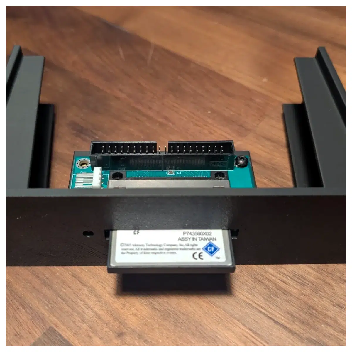 CF Card to 525 Inch Drive Tray Adapter Storage Card Converter SD Card Compatible Computer Accessory Drive Stand