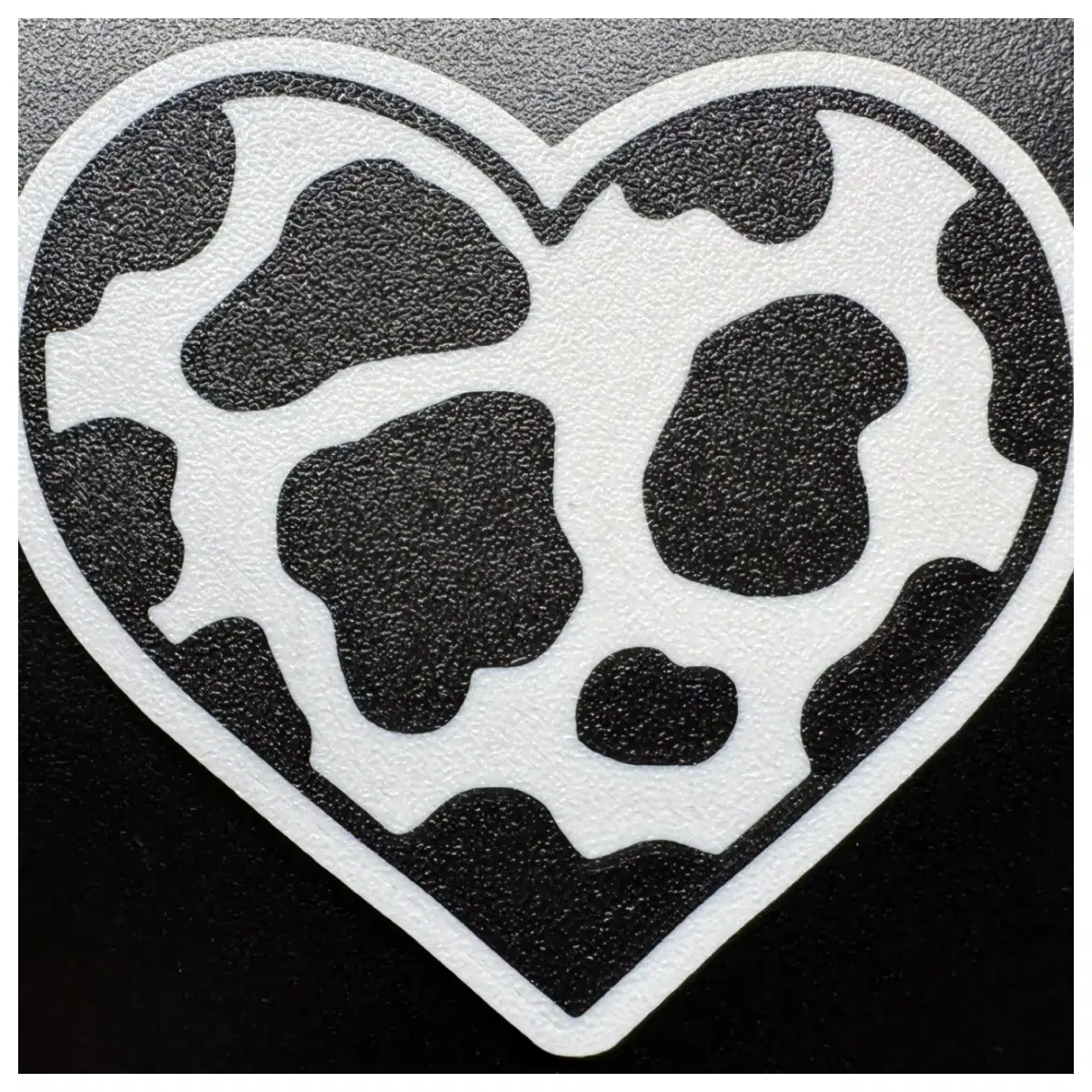 Country Valentine Cow Coasters Creative Home Decor Cow Pattern Cute Desktop Mat Gift Choice