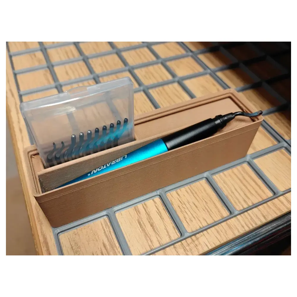 Small Parts Organizer Tool Rack Corner Cutting Tool Storage 1x4 Desktop Storage Accessories