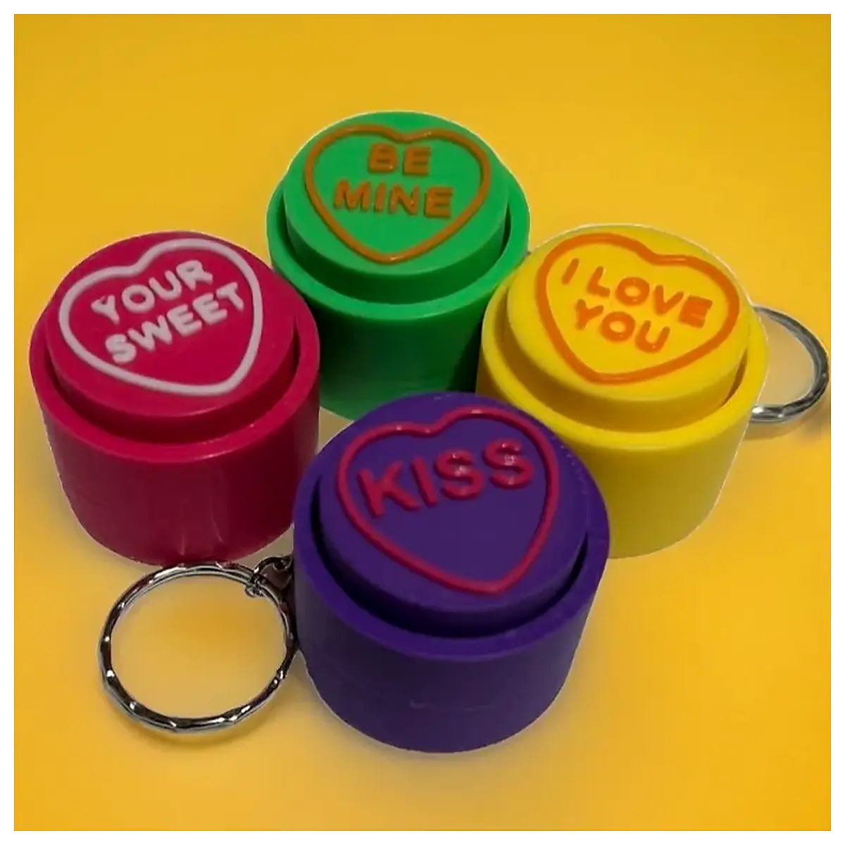 Stress Relief Keychain Click Toy Creative Gift Puzzle Fun Gadget Anxiety Relief