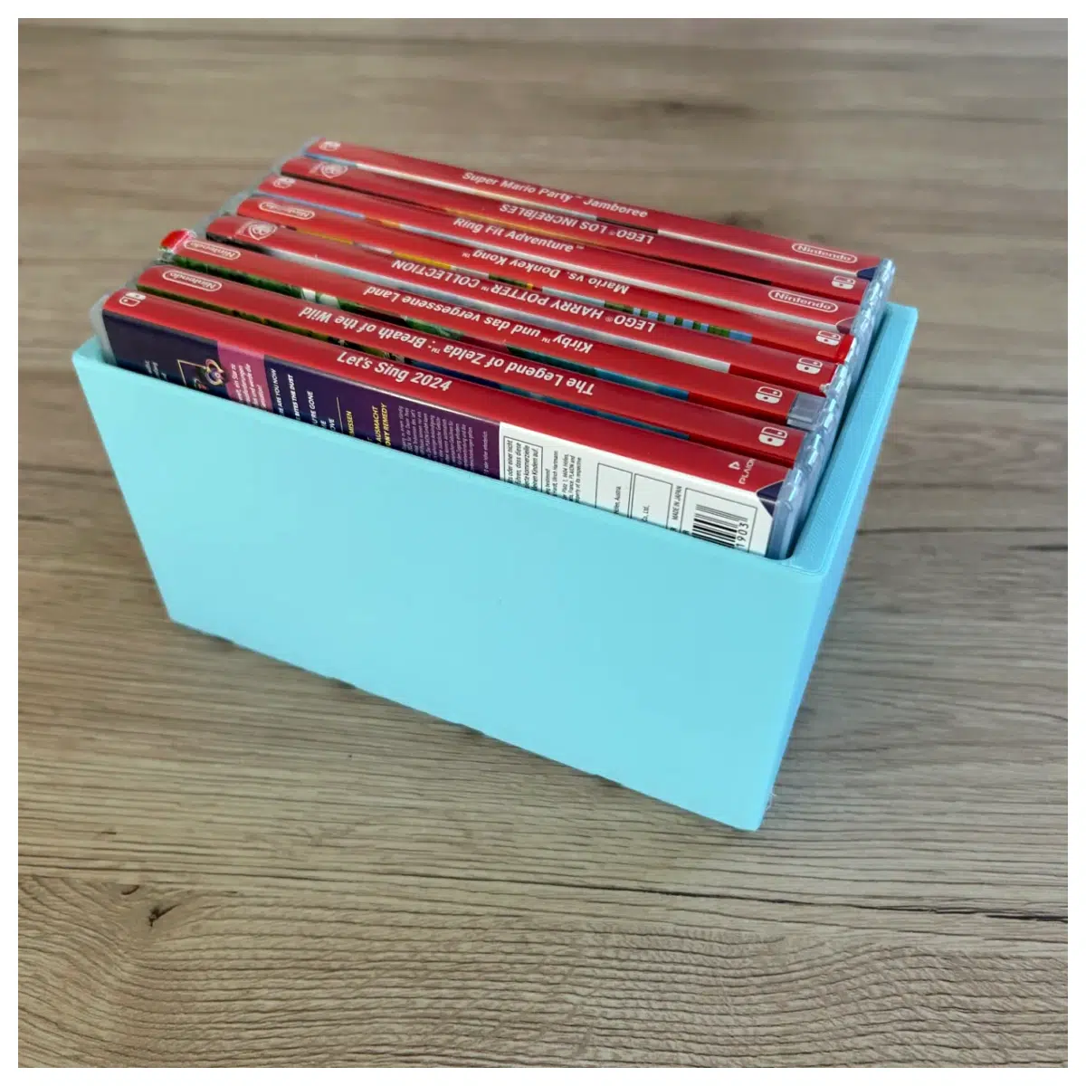 Nintendo Switch Dock 8 Port Storage Box Gaming Accessories Universal Organizer Game Parts Repair