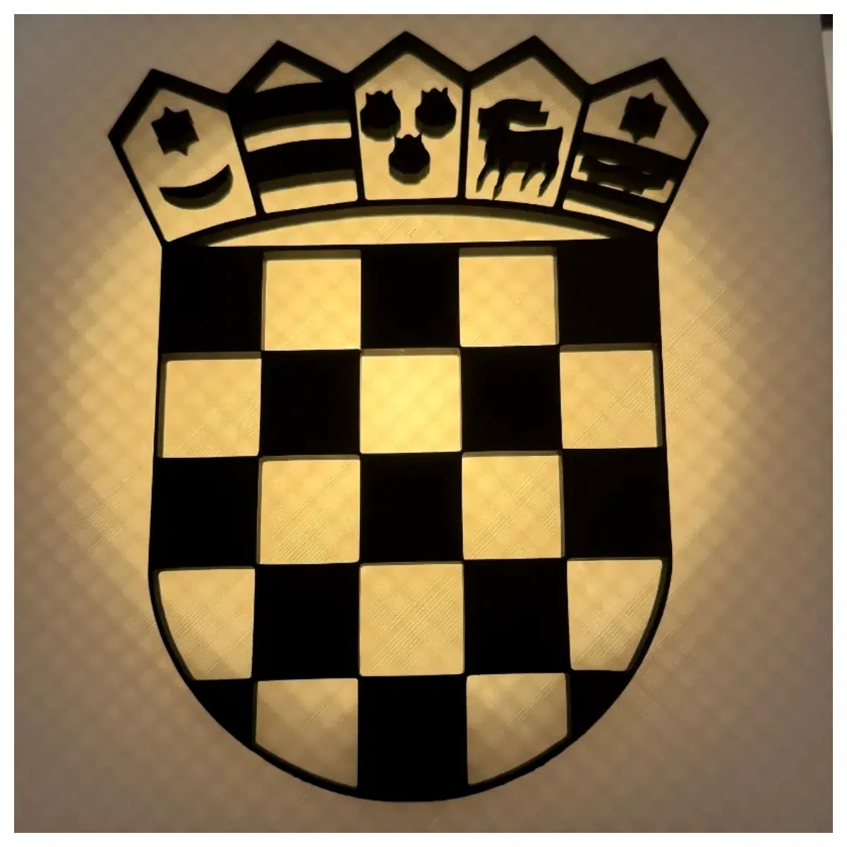 Croatian Coat of Arms Emblem Symbol of Protection Collectible Gift Historical Cultural Decoration