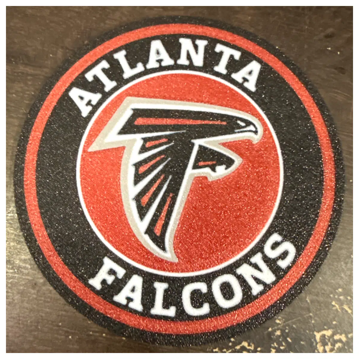 Atlanta Falcons Coasters Atlanta Falcons Team Coffee Mats Table Decor Memorial Gift Collectible