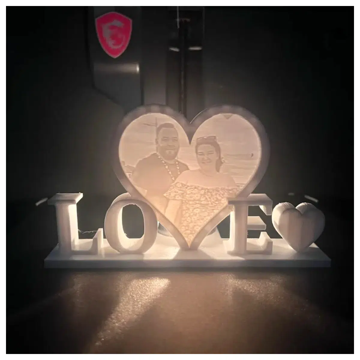 Valentine s Day Gift Glow in the Dark Laser Cut Engraved Decoration Romantic Surprise Creative Home Decor Decoration Floral Gift Festive Ornamen