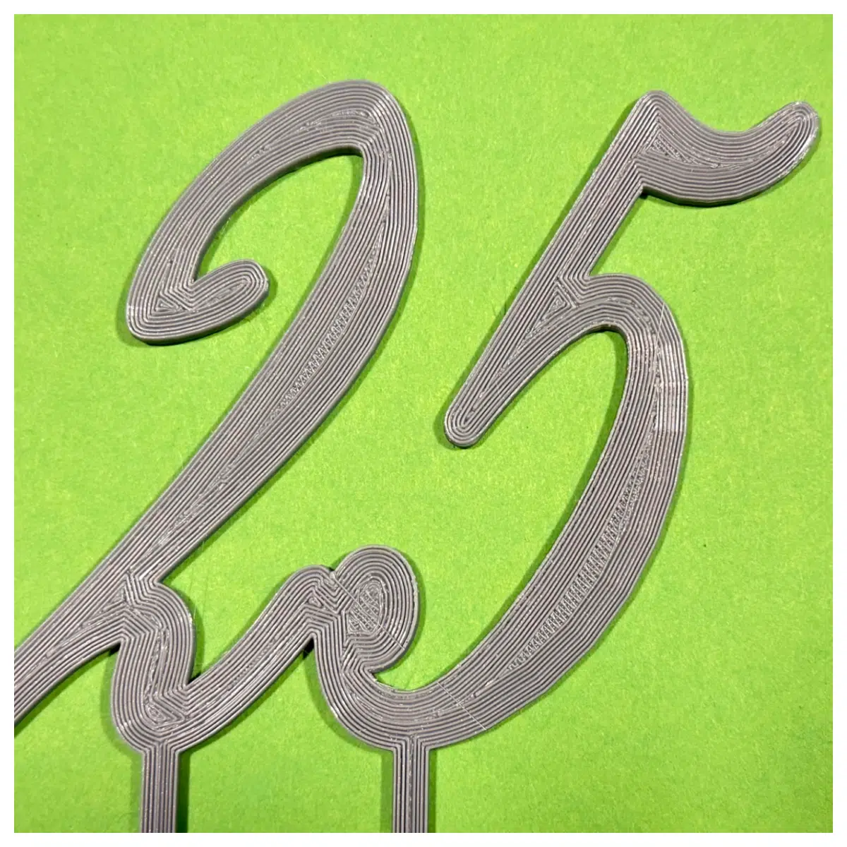 25th Birthday Cake Decorations Anniversary Cake Custom Birthday Cake Birthday Surprise Cake Toppers