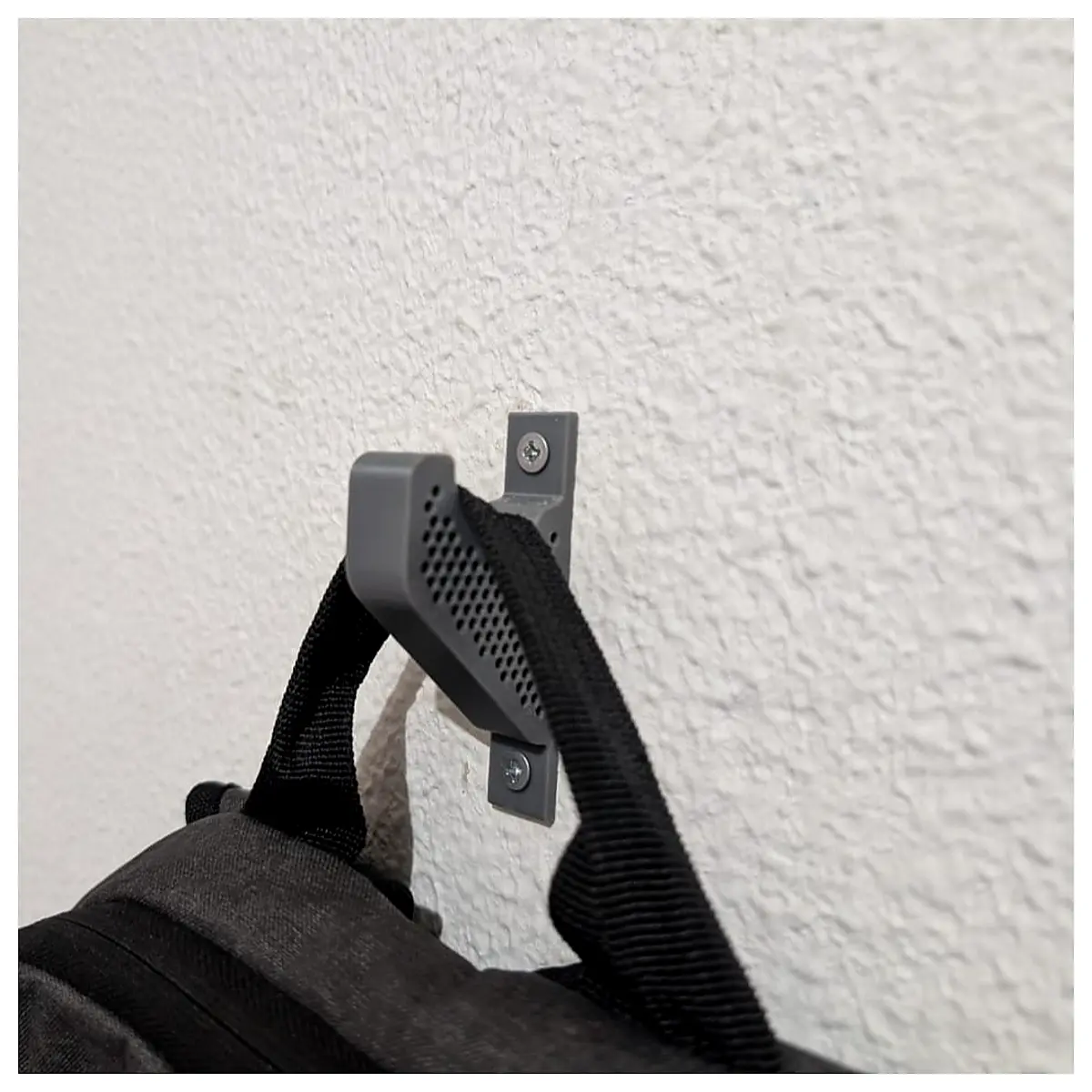 Backpack Hooks Strong Durable 3D Print 15kg Load Capacity Wall Mounting Hardware Easy Installation Accessories