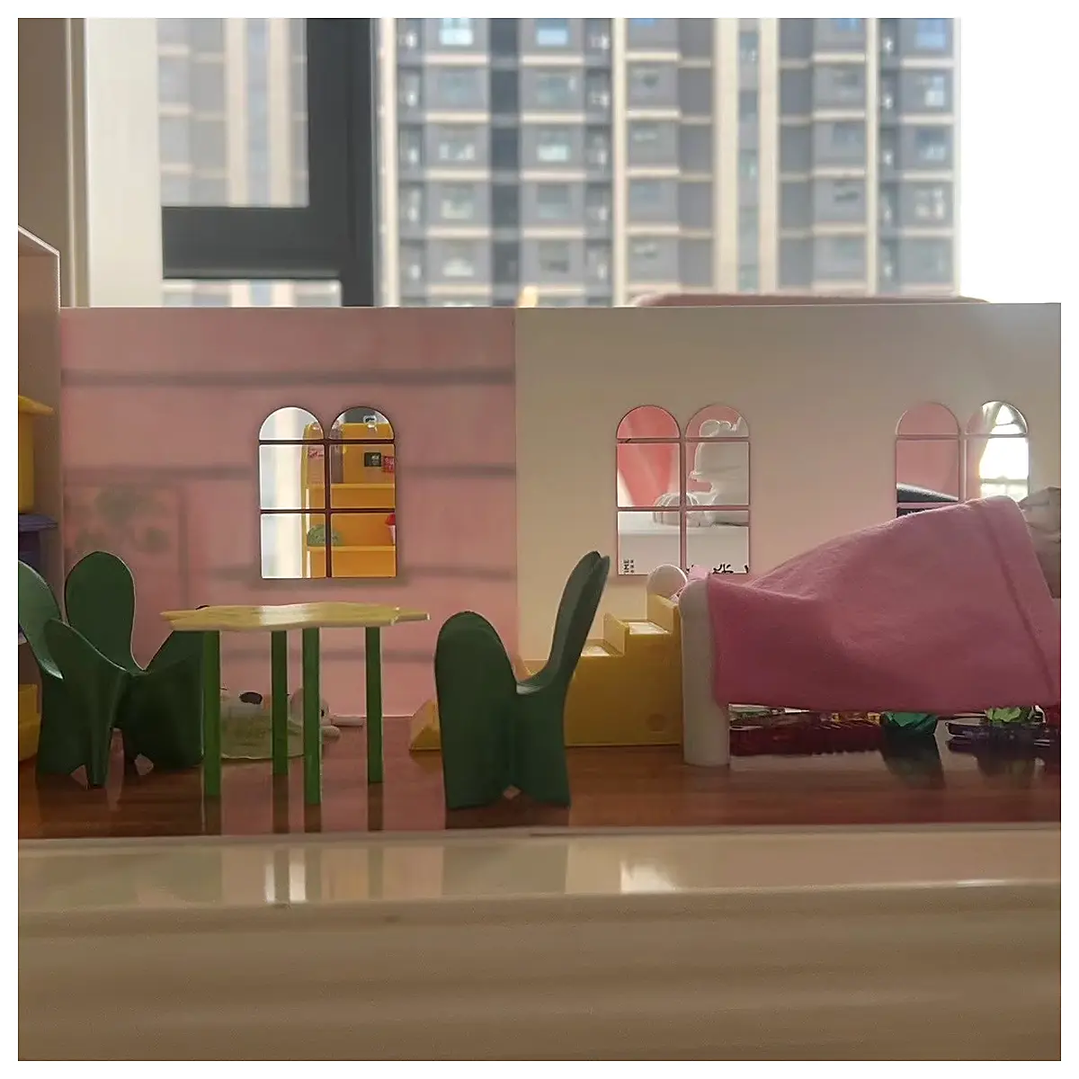 Mini Dollhouse Model Toy Dollhouse Simple Set Doll Parts Doll Repair
