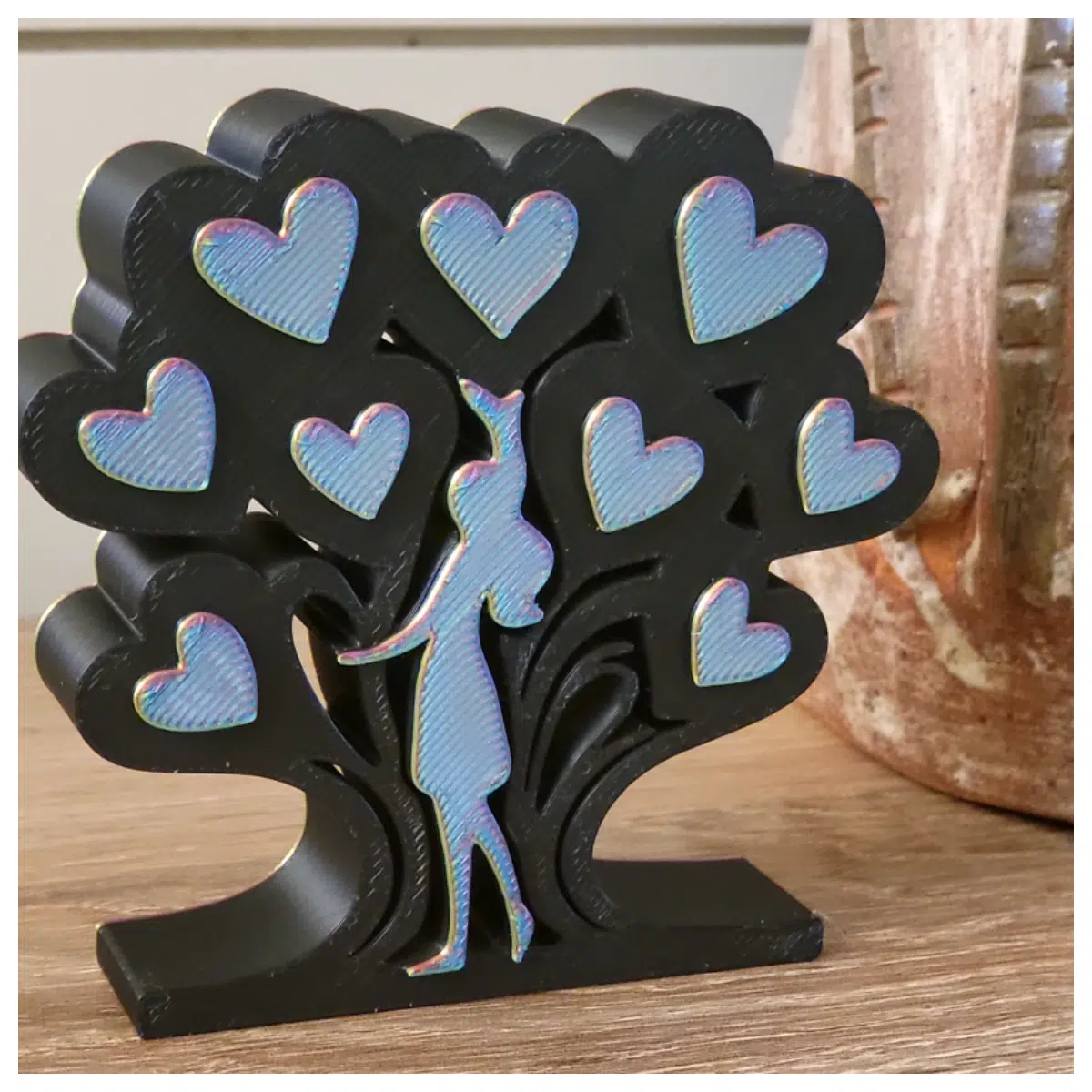 Zhu Zhuang De Xin Music Box Desktop Ornament Silent Girlfriend Best Friend Anniversary Gift Creative Decoration
