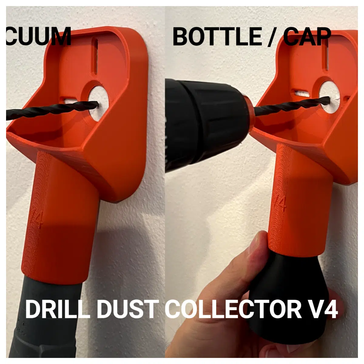 Drill Collector V4 Guide Head Quick Removal Drill Accessories Precision Tooling Boost Efficiency