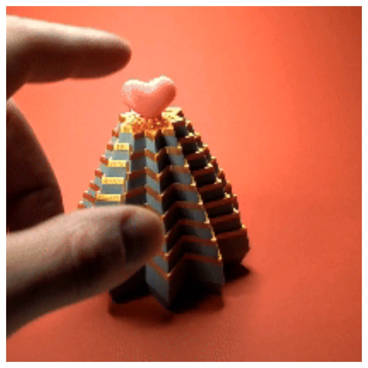 Standing Star Stress Relief Gift Valentine s Day Present Anxiety Relief Toy Creative Gift Box
