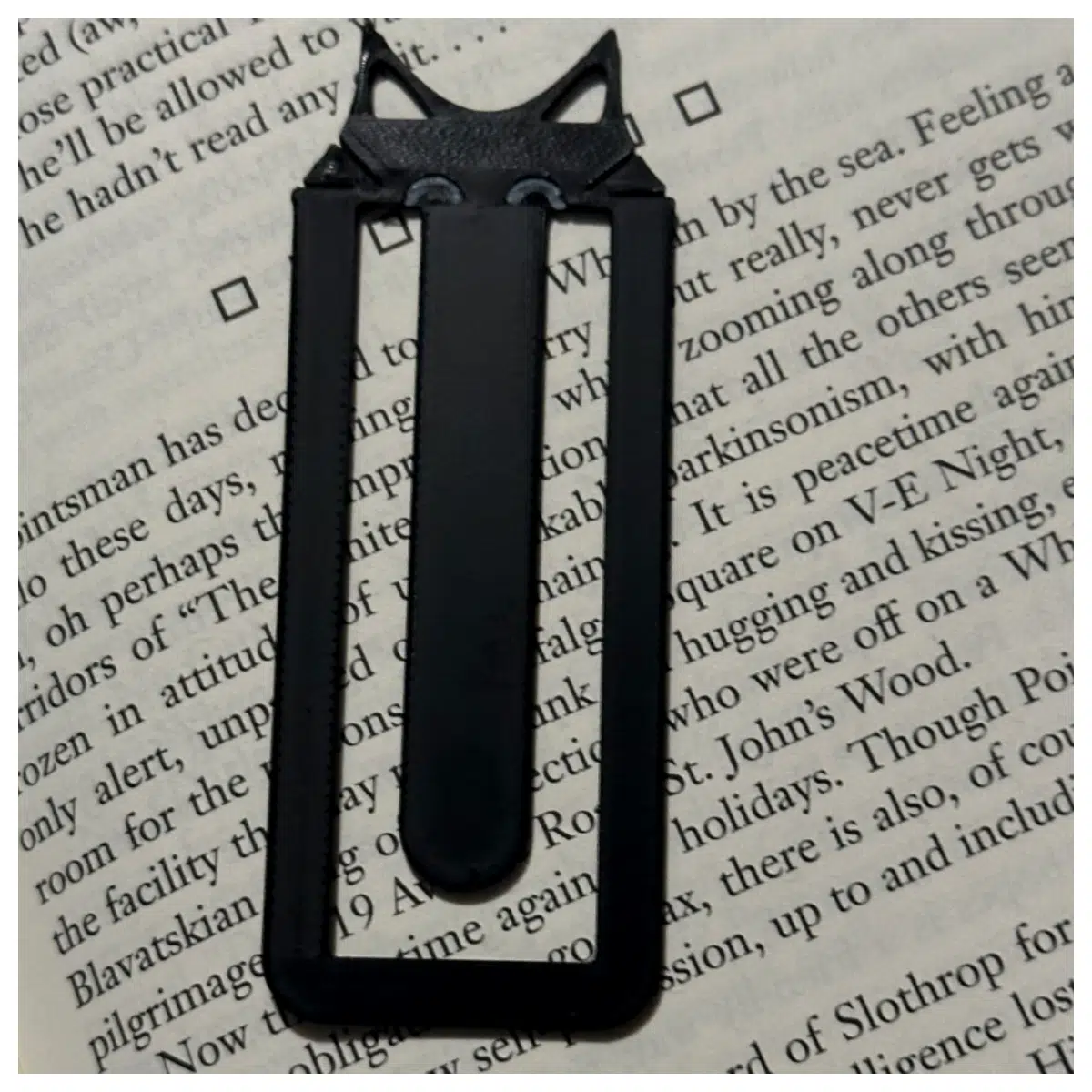 Cat Bookmark Cute Reading Decoration Student Book Accessory Page Protector Book Mark