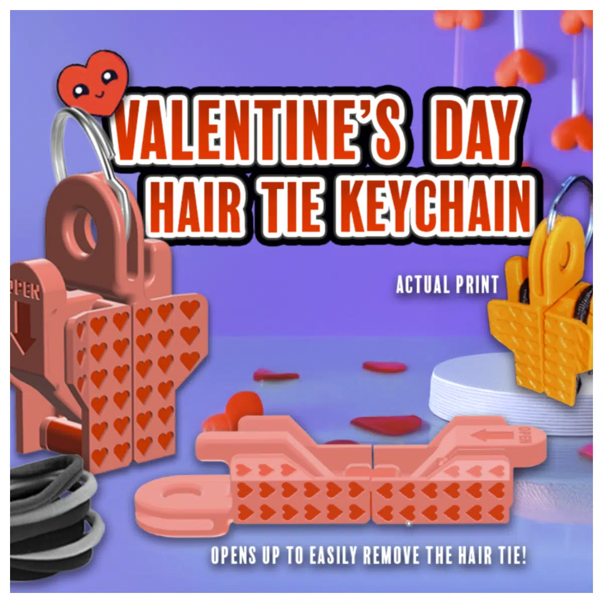 Valentine s Day Keychain Romantic Gift Boyfriend Gift Anniversary Present Decoration Holiday Accessory