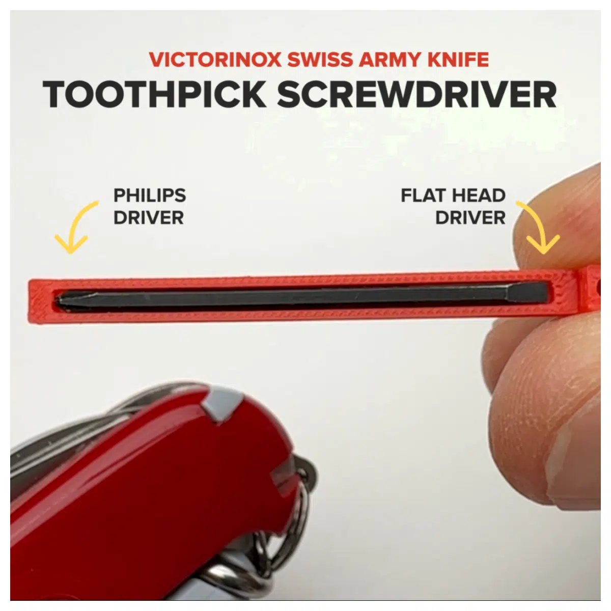 Accessory Toothpick Slot Modification Toothpick Tool Attachment