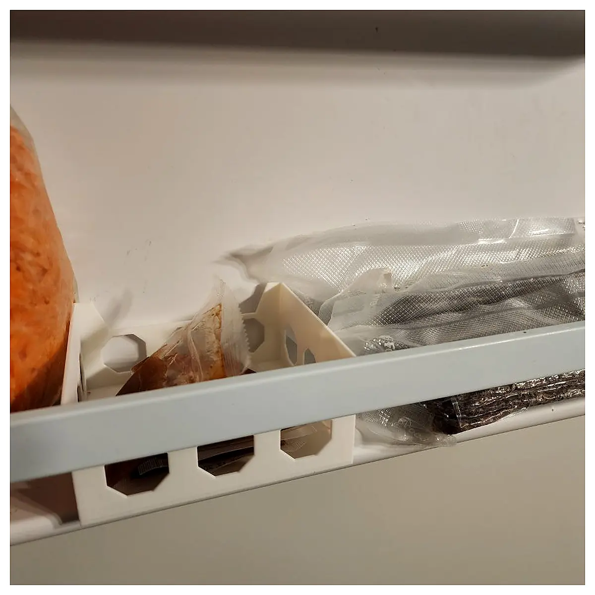 Freezer Storage Baskets Small Shelving Solutions Icebox Accessories Fridge Parts Storage Bins Multi Purpose Baskets