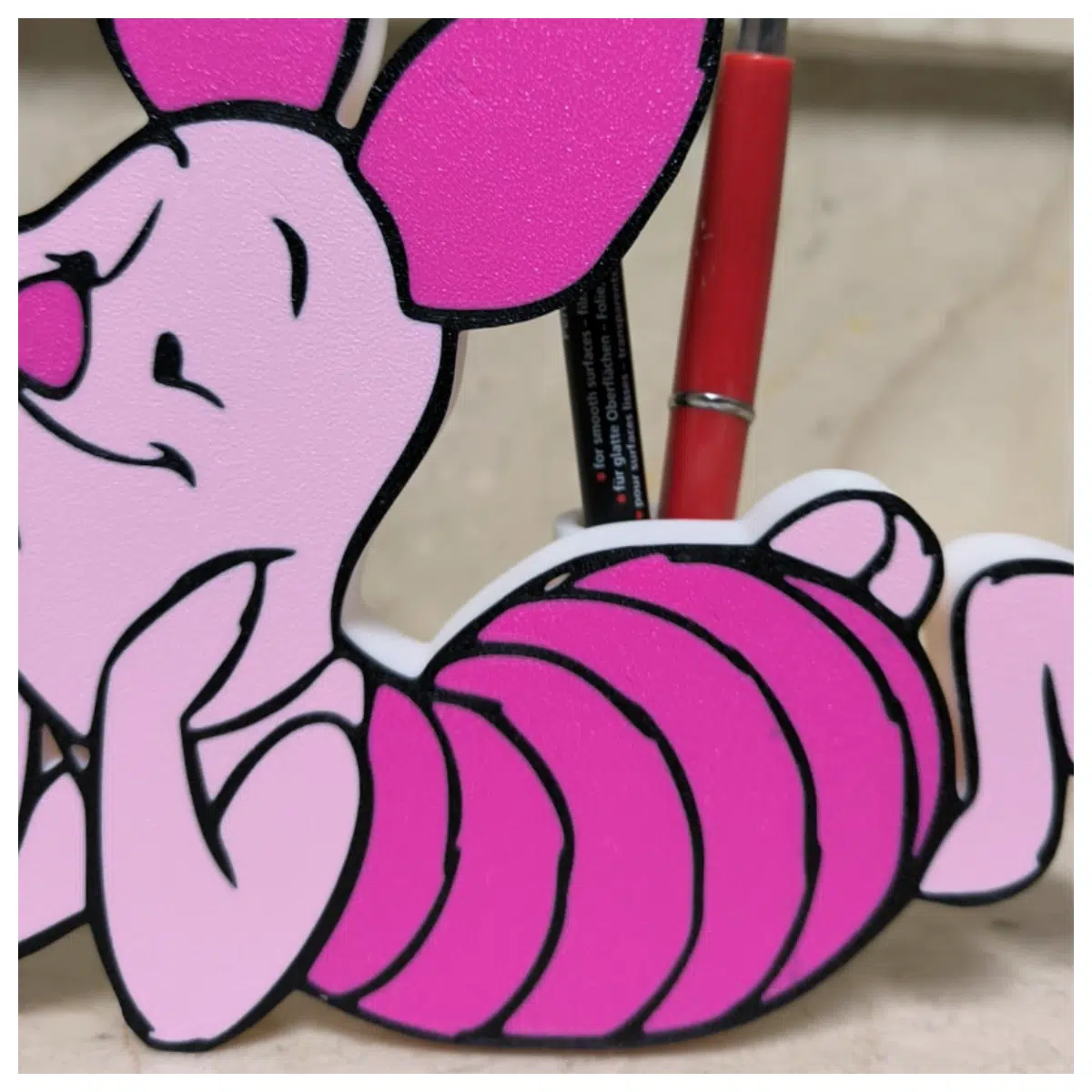 Winnie the Pencil Holder Desk Decoration Toy Figurine Kids Gift Creative Home Decor Bear Plush