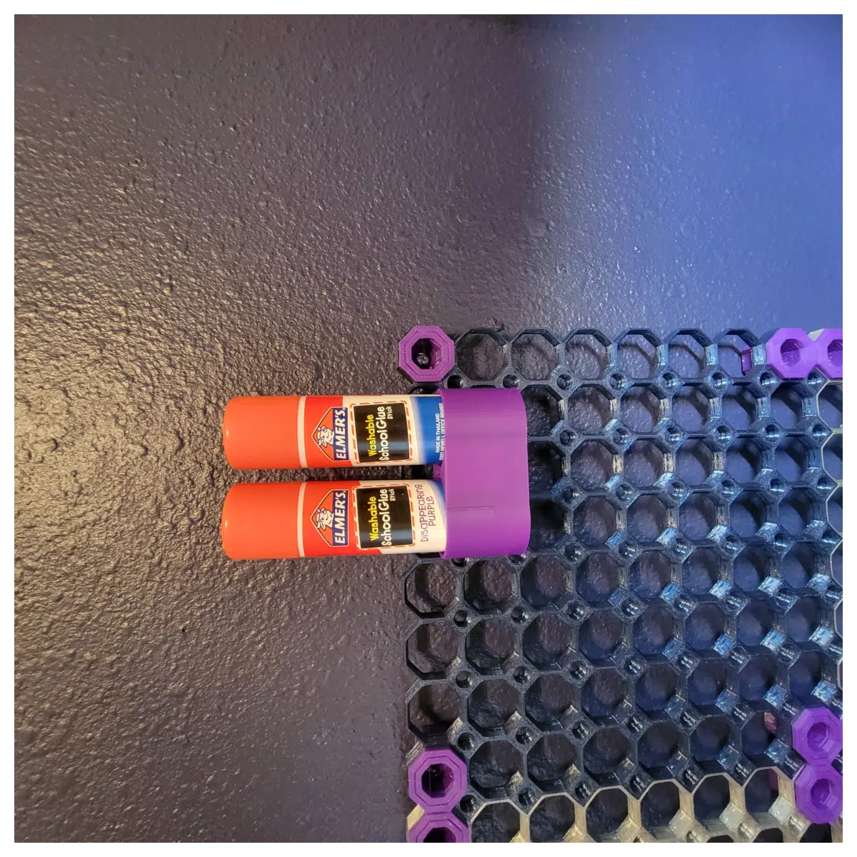 Double Board 22g Glue Stick Holder Magnetic Fixator Toy Accessories Magnetic Tile Holder Magnetic Toy Parts