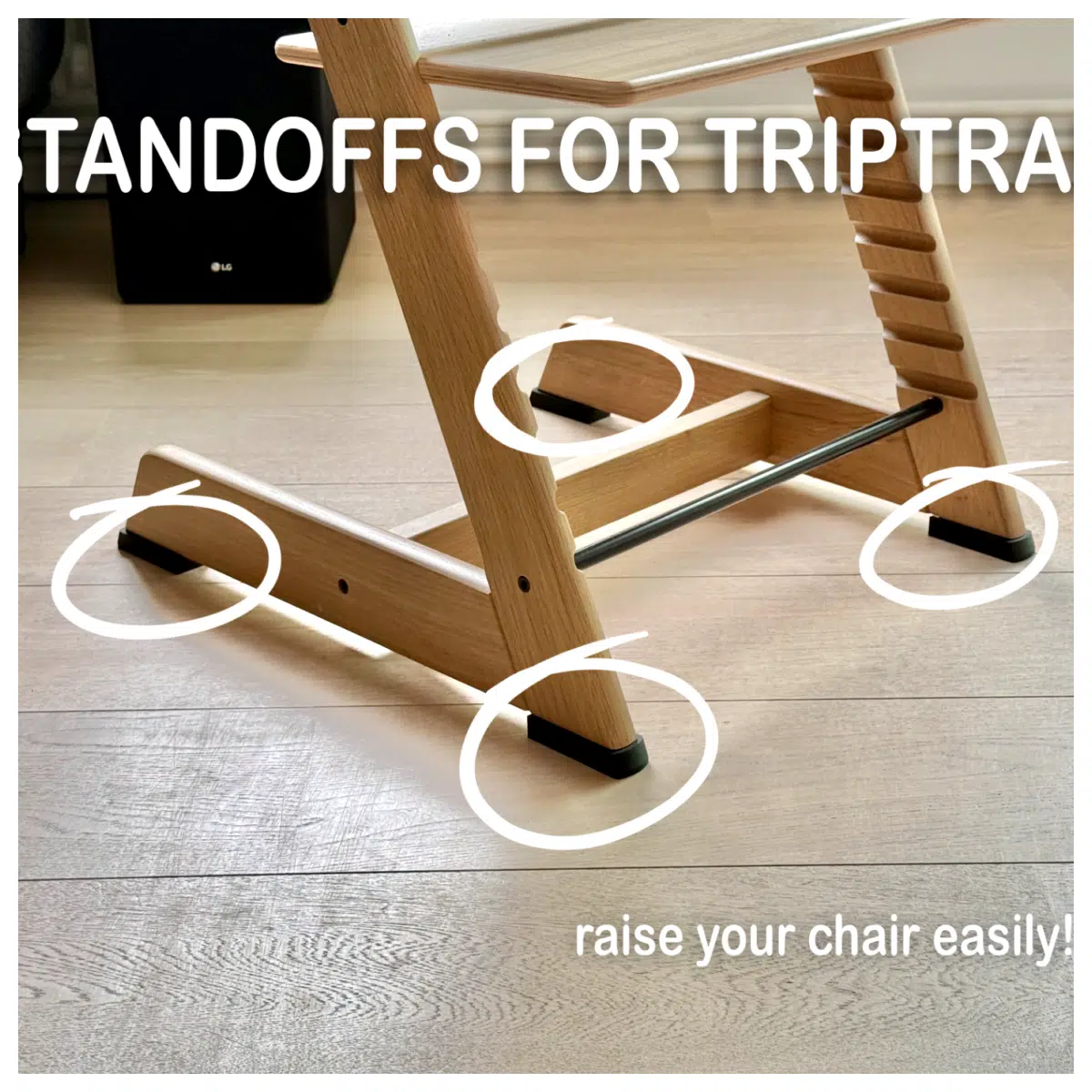 Tripp Trapp Footrest Pad Adjust Height Baby Chair Accessory Infant Chair Support Elevated Seat