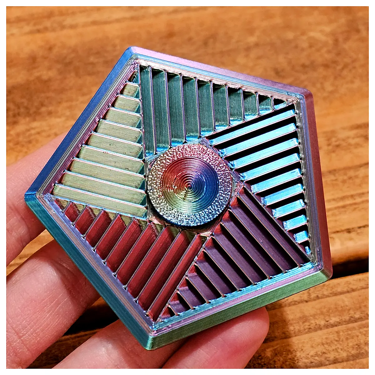 Pentagonal Decoupled Gyroscope Rotating Toy Educational Toy Science Experiment Fun Gift Learning Tool Gyro