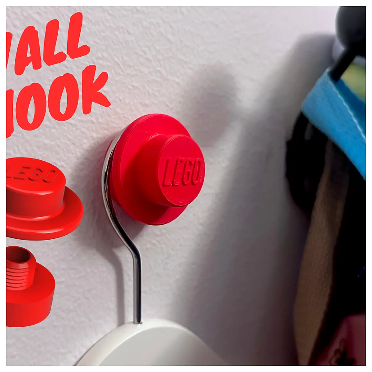 Building Block Wall Hooks Toy Wall Hangers Wall Decor Children s Toys Building Block Accessories Hanging Hooks
