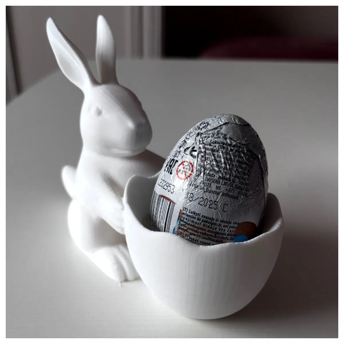 Easter Bunny Rabbit Ears Display Stand Egg Holder Christmas Decorations Festive Ornament Easter Gifts