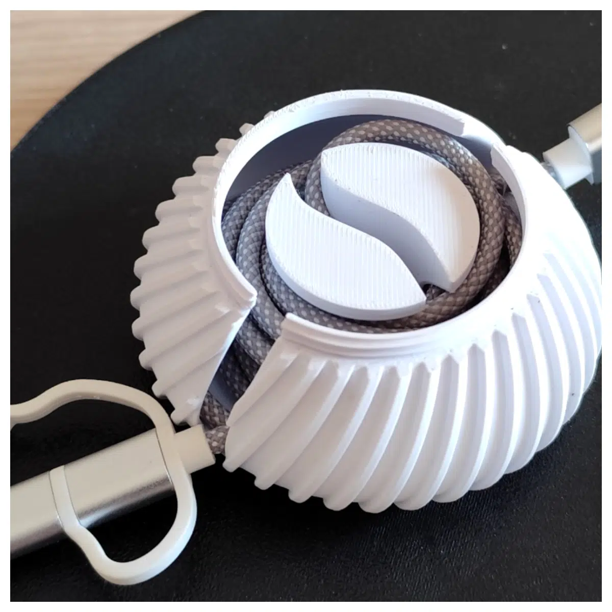 Cable Organizer 25m Long Wire Spooler Automatic Cable Winder Cable Protection Home Office Storage