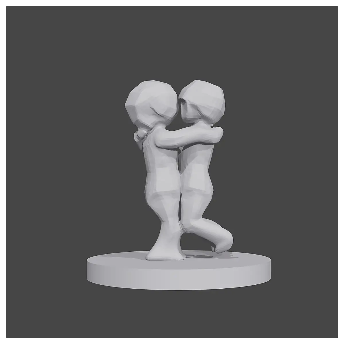 Valentine s Day Sculpture Romantic Gift Art Statue Memorial Love Carving