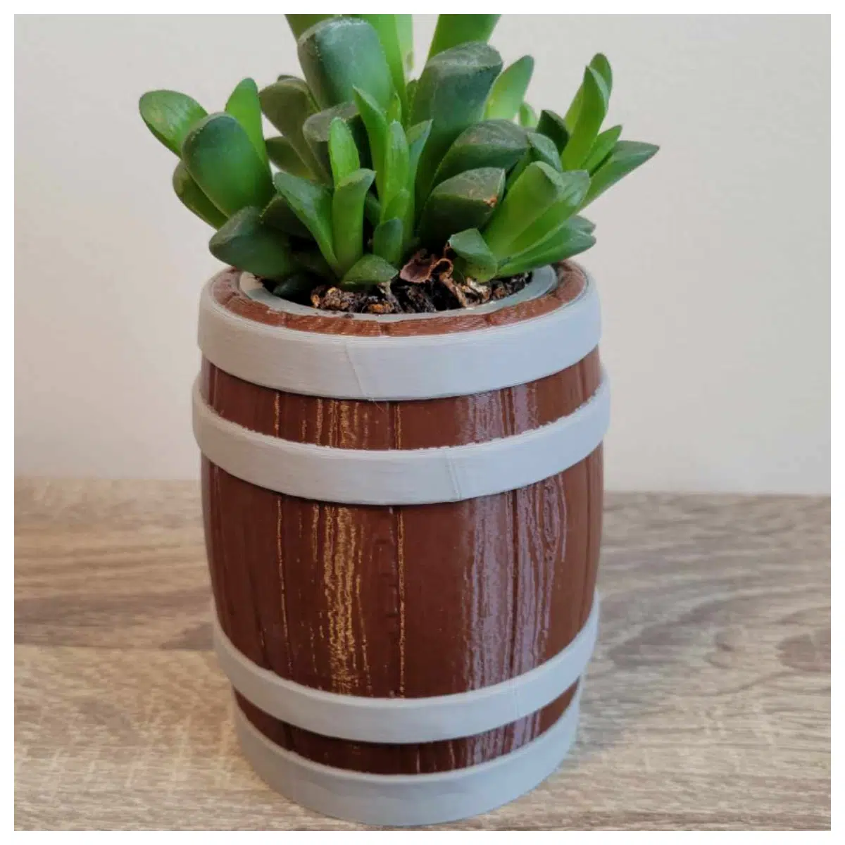 Round Bucket Planter Flower Pot Garden Container Floral Planting Indoor Outdoor Flower Boxes Plant Pots