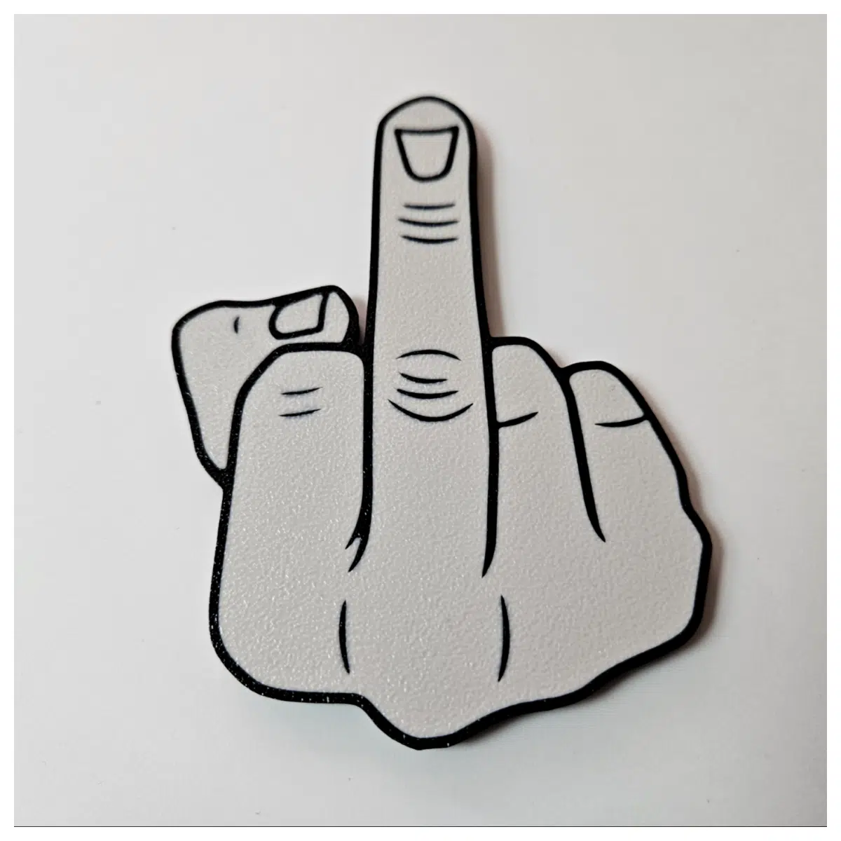 Refrigerator Stickers Middle Finger Design 3 s Refrigerator Decals Decorative Stickers for Fridge Cute
