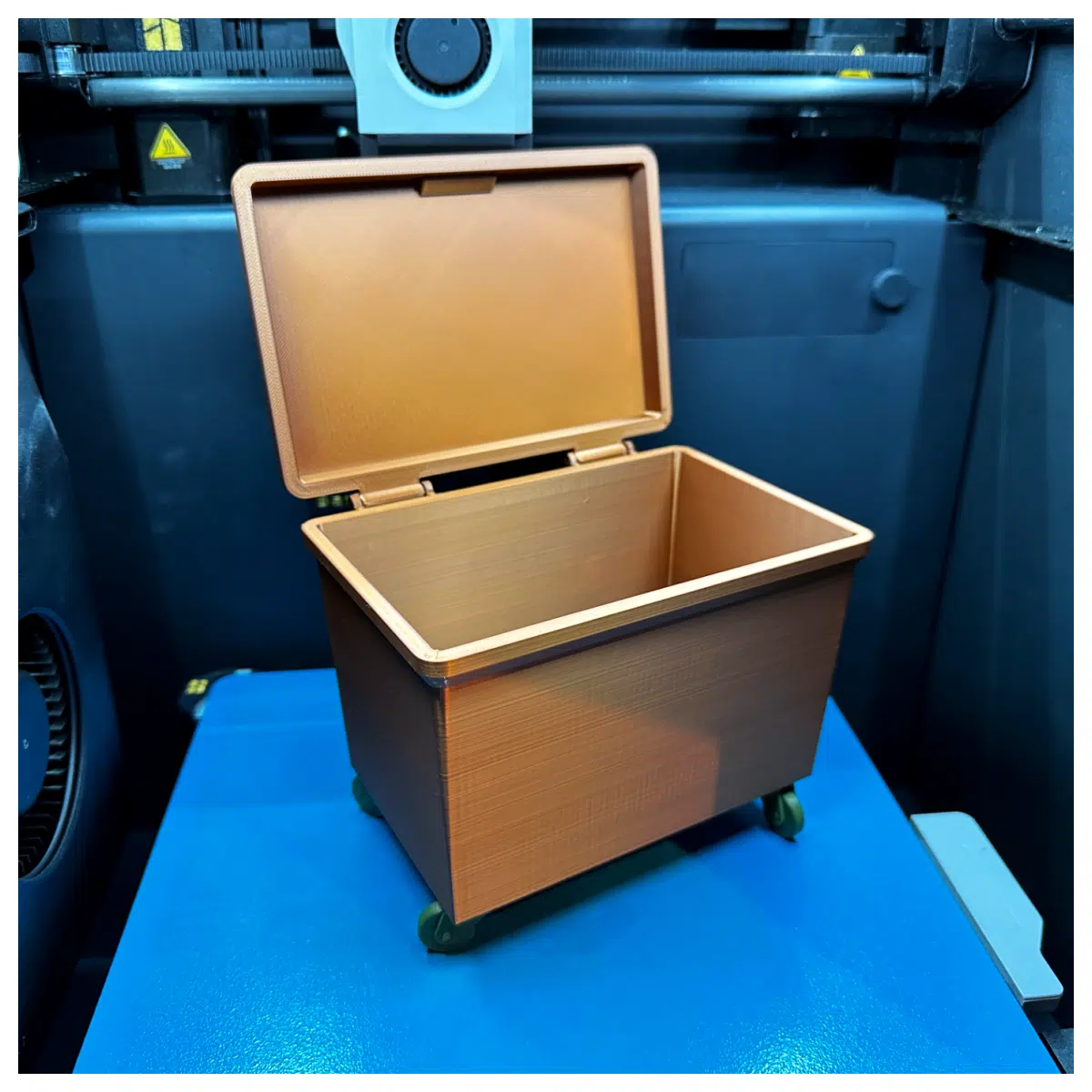 Large Rolling Trash Can Container Wheelie Bin for Home Kitchen Office Easy Waste Disposal