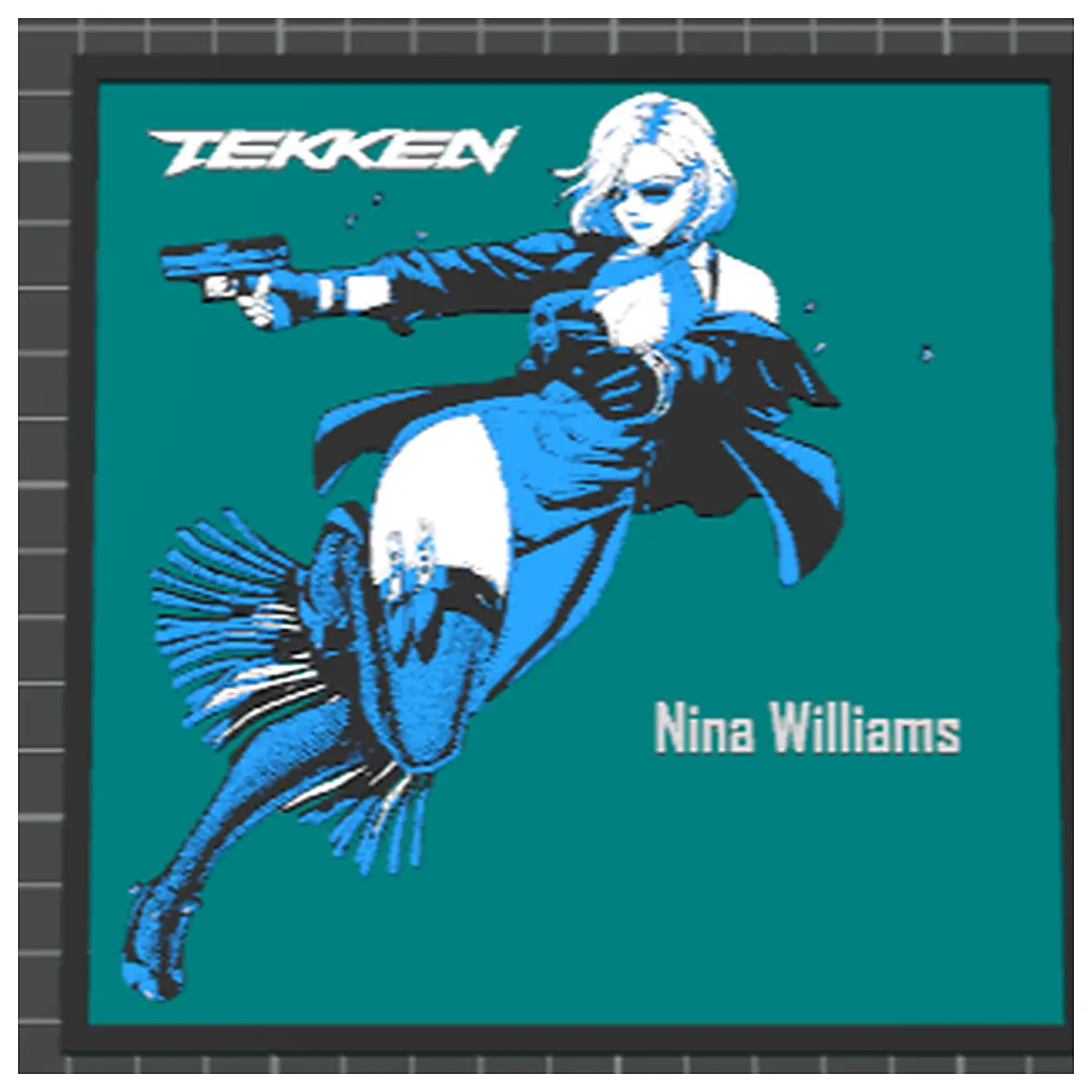Punch Nena Williams Wall Art Martial Arts Painting Sports Decor Signature Print Collectible