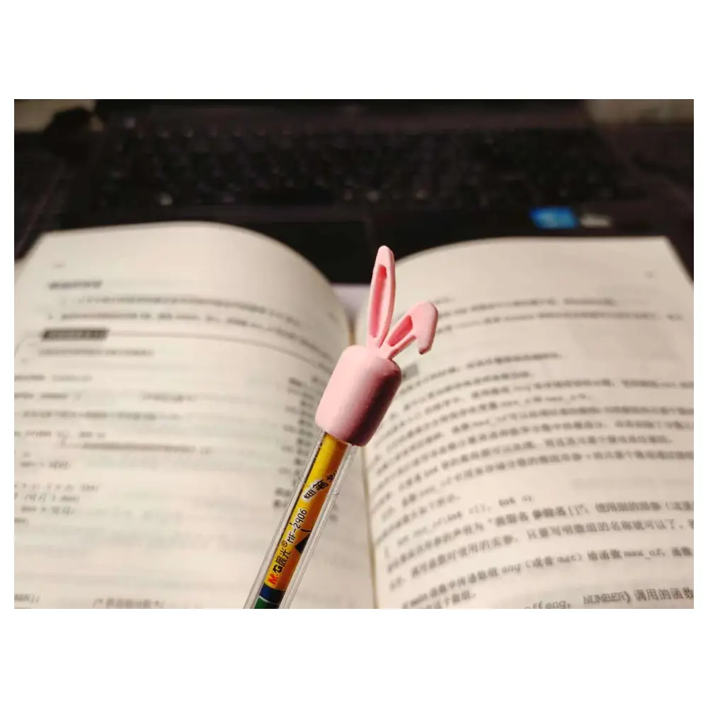 Rabbit Ear Cap Pen Cap Replacement Parts Pen Tip Covers Ink Caps Office Supplies Pen Cap Wholesale