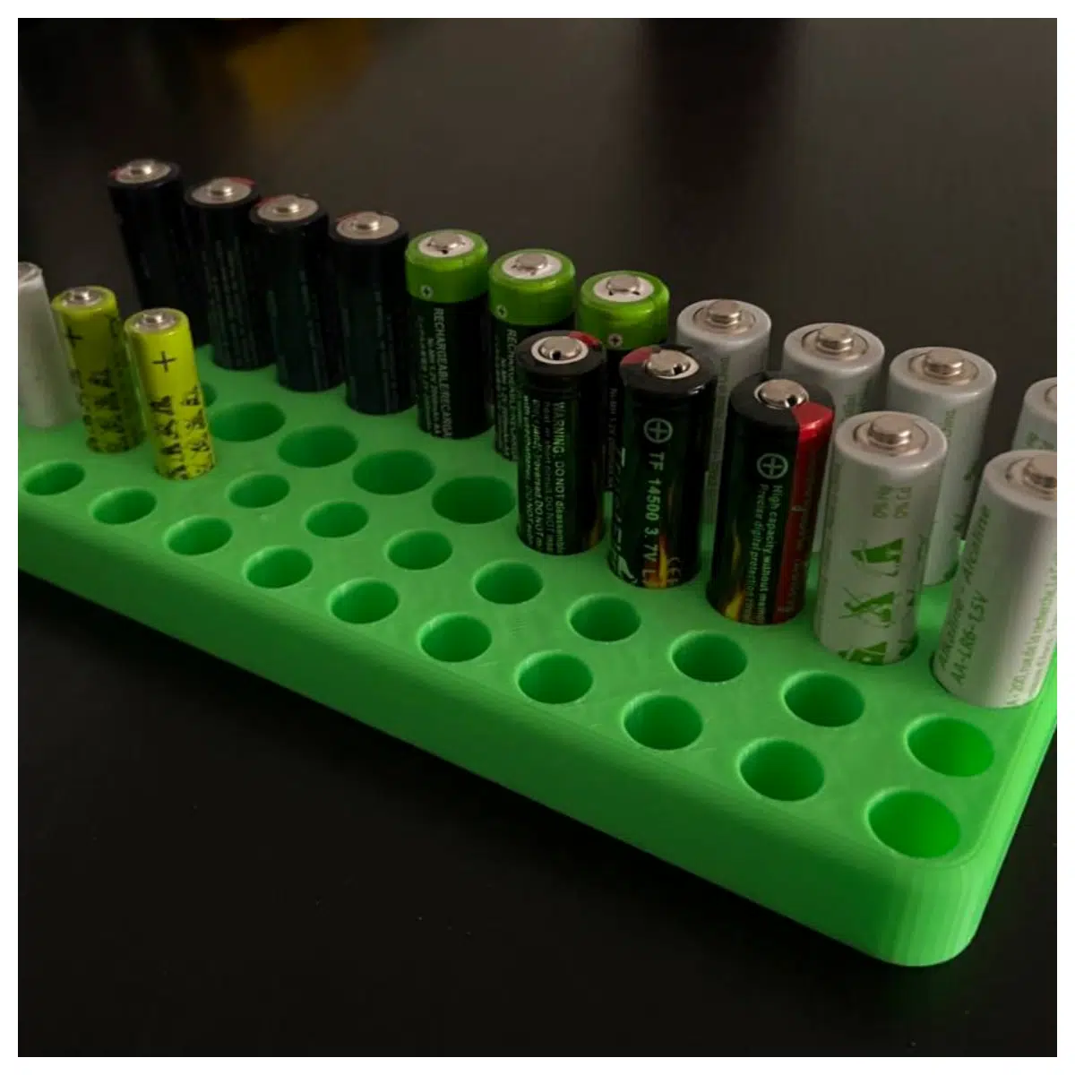 AAA Battery Case Organizer Box Battery Storage Container Protective Case Toy Camera Battery Holder Mobile Phone Battery Case Multi Purpose Storage Sim
