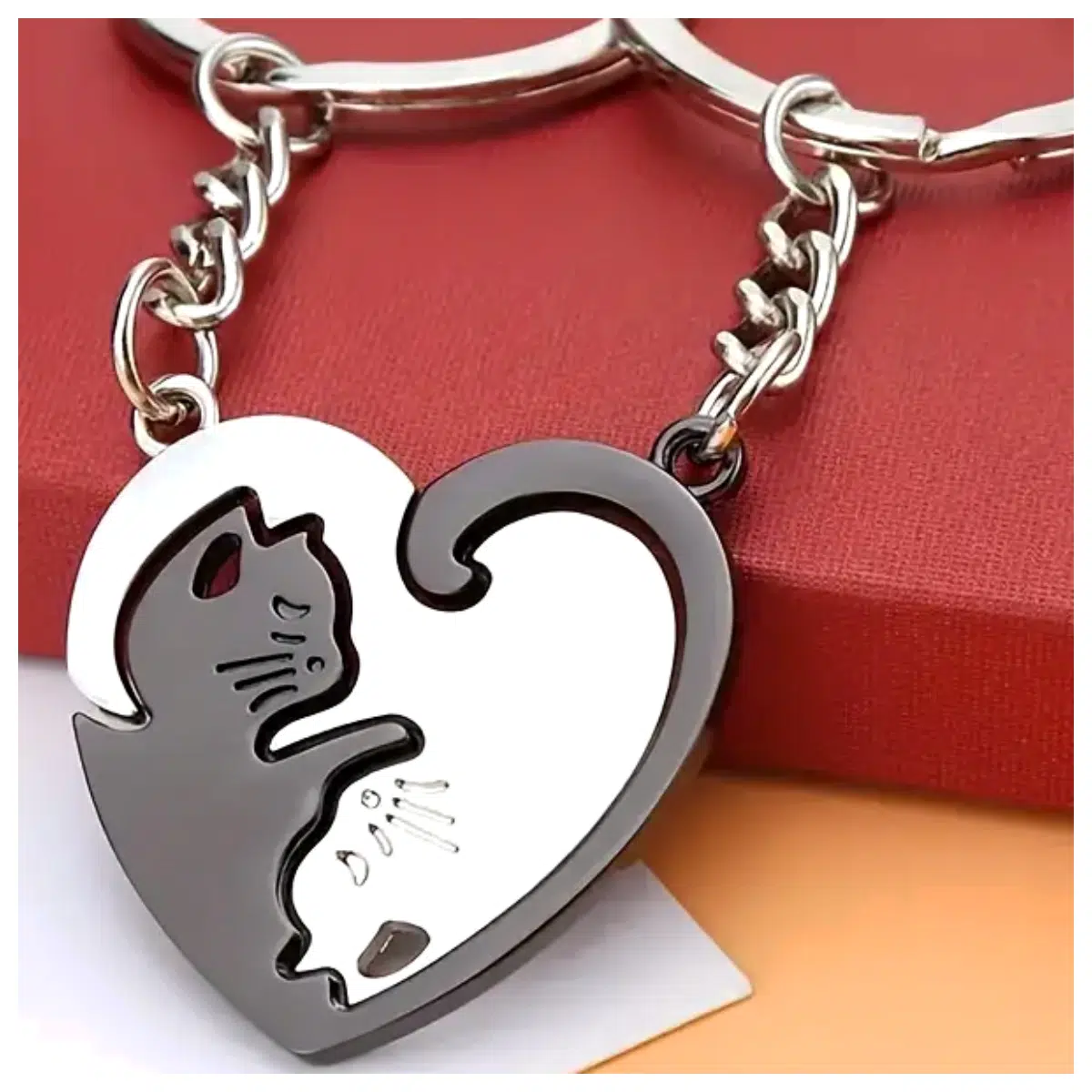 Valentine s Day Code Unlocked Adorable Cat Link Gift Romantic Keepsake for Couples Lock Anniversary Gift Surprise Present